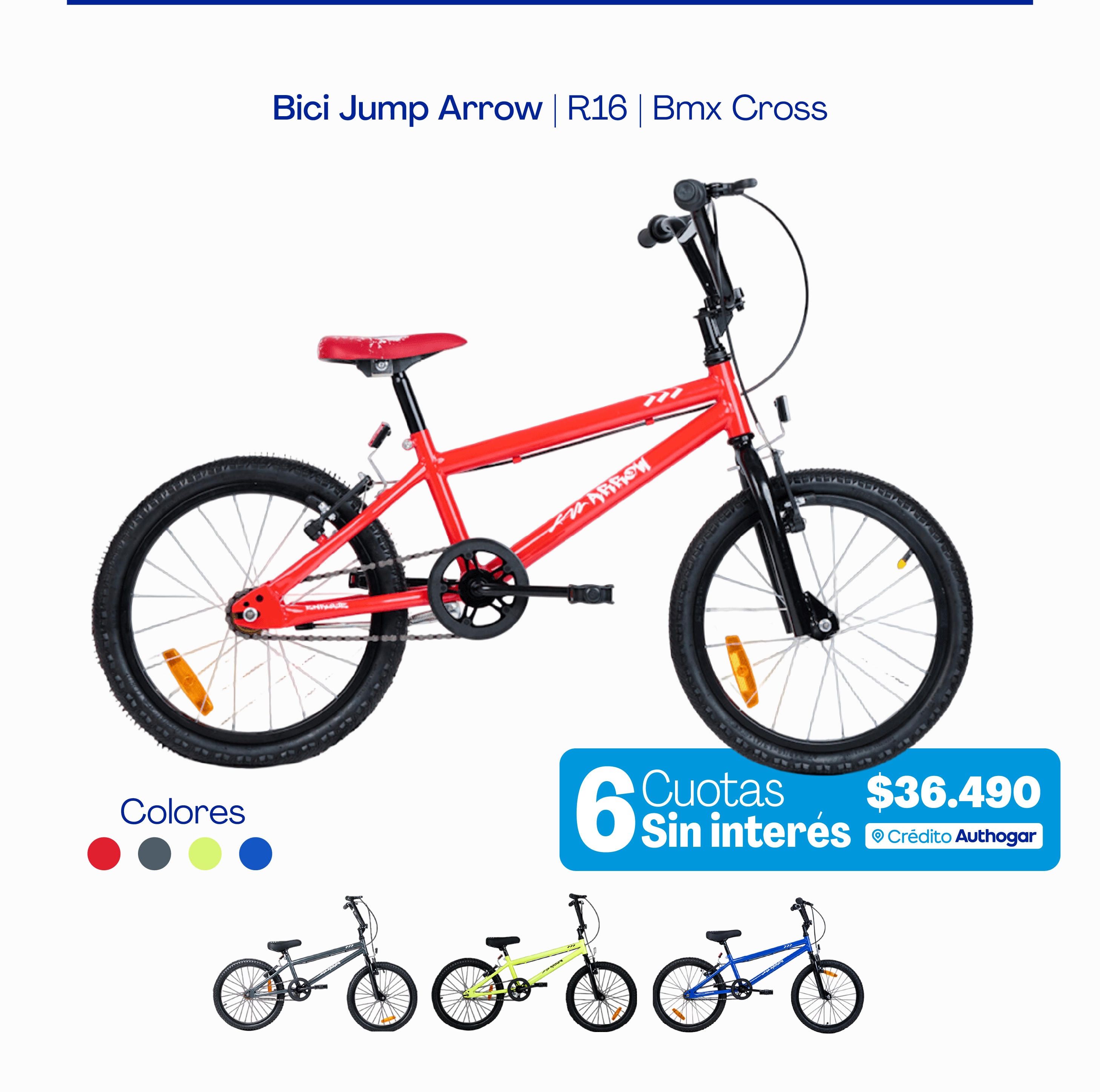 Bici Stars | R206 Cuotas Sin interés $42.690 Crédito Authogar